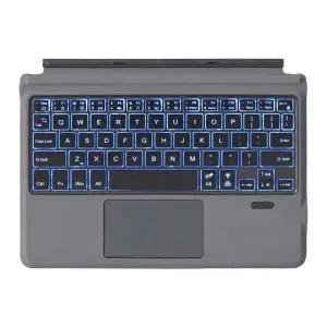 태블릿 키보드 및 보호 케이스 무선 보호 쉘 키보드 백라이트 태블릿 보호대 마이크로소프트 서피스 고 1 2