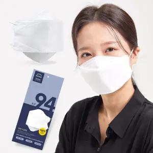 바이오셀프케어 KF94 황사방역마스크 소형/중형/대형 피부저자극 기능성코지지대 귀편하고 숨쉬기편한 얼굴작아보이는효과 고래마스크 친환경파우치 개별포장 50매입