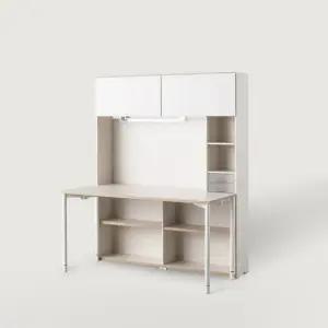 리바트하움 오브제 1400 5단 학생 책상세트 일반형 (조명/도어)