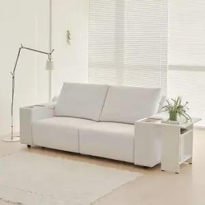 포스트모던 산드로 모션 전동 슬라이드 무빙 패브릭 3인 쇼파