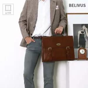 [무료배송] 빌리버스 남자 서류가방 SSB224 가죽 브리프케이스