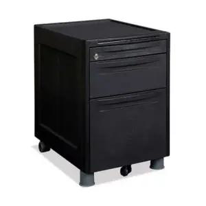 이동서랍(올사출형) 블랙 사출이동서랍 이동서랍 3단서랍 파일박스 사무용서랍