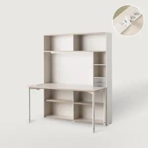 리바트하움 오브제 1400 5단 학생 책상세트 콘센트형