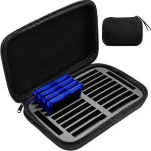 게임보이 어드밴스 게임용 DPVPER 휴대용 케이스 GBA 홀더 - 20개의 게임 카트리지 보유