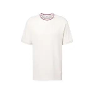 코튼 와플 반팔 티셔츠 화이트 남성 MJS287A J0216 113