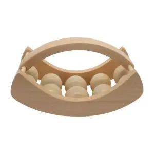 [콩심팥심]우드볼 롤러 전신 마사지기 핸디형 발종아리마사지기