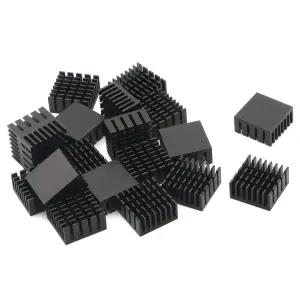 소형 미니 히트싱크 키트 20 x 10mm 칩 라디에이터 알루미늄 냉각 모듈 30팩