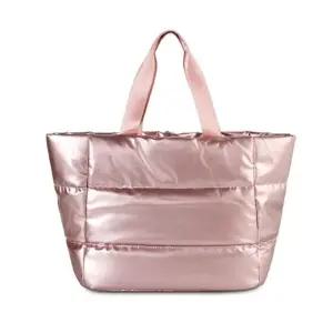 빅숄더 크로스 패딩 숄더백 퀼팅 겨울 가방 핑크 (WFKDY0D)