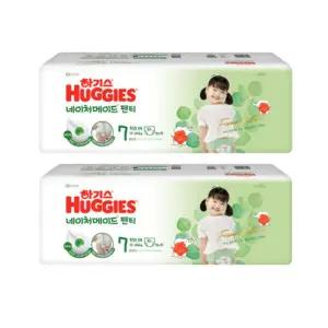 하기스 기저귀 네이처메이드 팬티형 7단계 32매 X 2팩 BNS