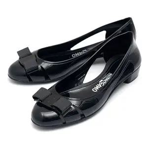 (스크래치) [FERRAGAMO] 페라가모 바라 젤리 펌프스 VARA-JELLY-3CM NERO 726363-6