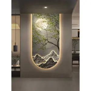 호텔 벽화 LED 아트월 액자 거실 장식