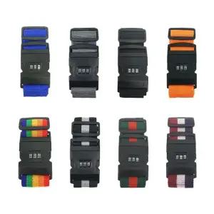 [라일리] Rly bns 십자형 캐리어 비밀번호 잠금 벨트 고정/