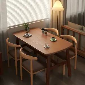 탁자 카페 거실 선물 월넛 주방 4인용식탁 인테리어