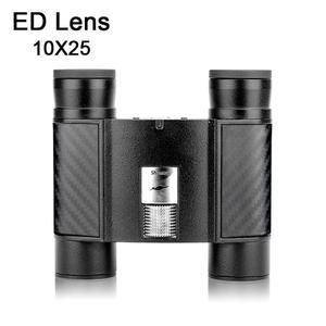 순투 ED 8x20 10x25 쌍안경 방수 SMC 코팅 접안렌즈 Bak4 프리즘 광학 휴대용 접이식 망원경 캠핑 사냥용