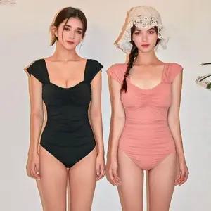 여성 큐티섹시 비치 수영복 원피스 워터파크 비치웨어 WEC8611