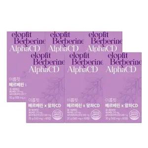 [이롭핏] 베르베린 알파시디 알파CD 60정 X 6박스