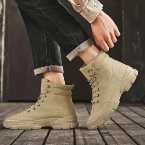 남성 2컬러 빅사이즈 데저트 트레일 하이 워커남자스웨이드부츠 캐주얼 패션 데일리 첼시 워크