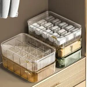 올원픽 아크릴속옷정리함 수납함 칸칸이 깔끔 서랍