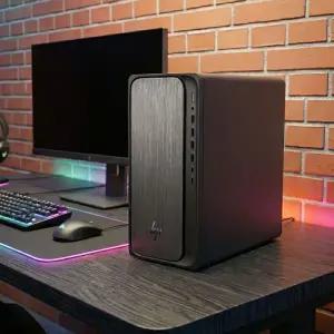 HP 옴니데스크 M03-0037KR RX9060XT 인텔 AI U7-265 D5 32GB 512GB FreeDOS 듀얼모니터 미니타워 사무 업무