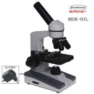 고급형 고배율 LED 조명 생물 현미경 광학 유리 렌즈 MSK-01L 400 배율 미생물 관찰 반도체 과학실 초등 학