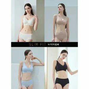 [하프클럽/비비안]비비안 심리스 퓨징 소프트라인 여성브라팬티 8종