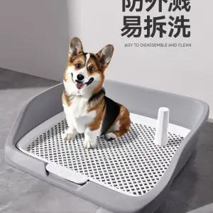 초대형 고양이 모래 방지 튀김 물 미끄럼방지 애완용 필터 이중 매트 누출