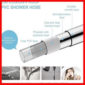 유니버설 PVC 핸드헬드 샤워 헤드 호스 1.5/2/3/4M  파이프 안티 와인딩 방폭 워터 튜브 욕실 수도꼭지