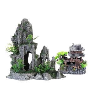 AWXZOM 초대형 수족관 장식 키트 - 