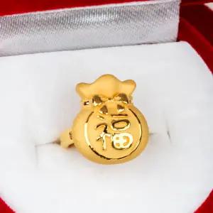 바이썰틴 24k 순금 뚠뚠복주머니 아기 종로 백일반지 돌반지3.75g 조카 돌 선물