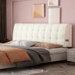 침대 헤드 보드 대형 패브릭 다용도 폭 인테리어 등쿠션