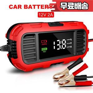 자동차 오토바이 스쿠터 배터리 충전용 스마트 납산 디지털 유지관리