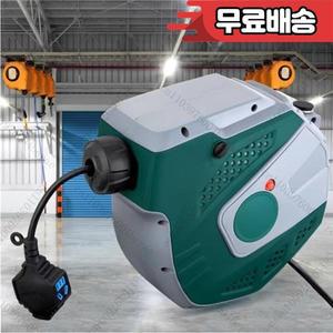 자동 수축 호스 릴 30M 에어 파이프 두꺼운 PU 클립 실 미용 세차 공압 도구