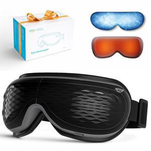 온열 및 냉방 기능이 있는 올조이 마사지기, 탈착식 젤 마스크가 가벼운 여성을 위한 크리스마스 선물, 편두통을 화이트 엘리펀트 안구 건조증