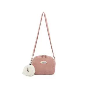 내셔널지오그래픽 키즈 K224KCR050 코듀로이 크로스백 PINK 358093