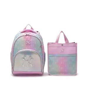 백팩 JQT 7FBKM015N-50PKL 오로라 모노그램 책가방 세트 뉴욕양키스