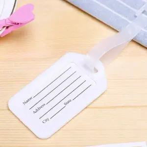 (화이트)여행가방네임택 캐리어네임택 캐리어이름표