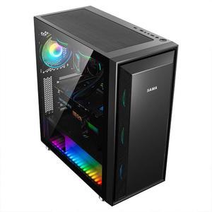 360 수냉 지원 미들타워 PC 케이스 ATX MATX 게이밍 컴퓨터 본체