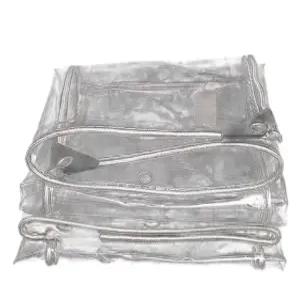 우레탄 비닐 투명 현관 단열 방풍 다용도 방수 천막 대형 우풍 0.35mm 그린 로프 가장