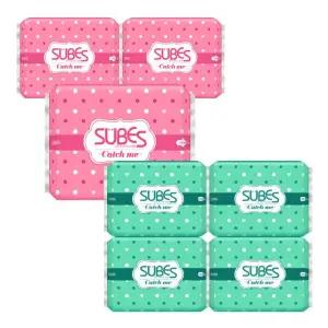 캐치미 슬림 생리대 대형 3팩+팬티라이너롱 4팩