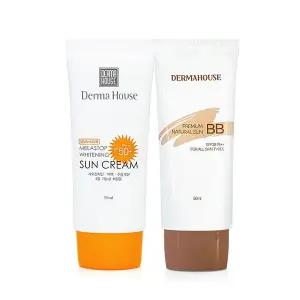 스킨케어 더마하우스 화이트닝 썬크림윤기 생기 보습내츄럴 비비크림