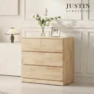 [저스틴퍼니처]포레노 러버우드 원목 3단 서랍장(800)