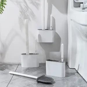 실리콘 변기솔 무타공 화장실 변기 청소솔 변기청소솔 변기청소솔세트