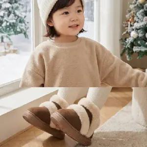 바이브모션 여아 남아 키즈 패딩 털부츠 안감 겨울 신발