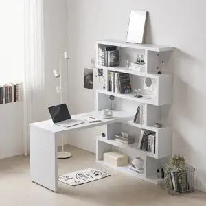 [히트가구] RG107 모듈 1400 5단 책상 세트 (착불)