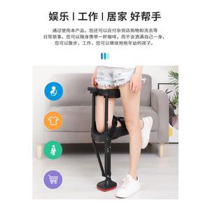 두손편한 목발 골절 용 핸즈프리목발 보행 무릎목발 없음