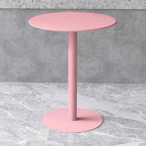 핑크 테이블 야외 고광택 부스 백색 의자 노점 포장 탁자 철제 흰색 플라스틱
