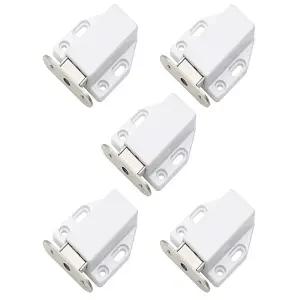 싱글 원터치 빠찌링 도어캐치 5개입 싱크대 가구 푸쉬 화이트