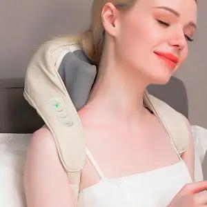 무선 어깨 마사지기 목 어깨 받침 마사지