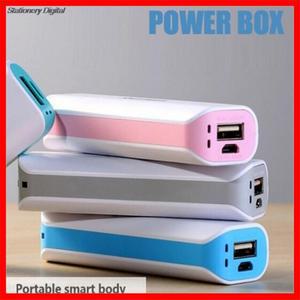 DIY 모바일 보조베터리 18650 박스, 휴대폰 충전기 케이스 듀얼 USB, Poverbank, LED Pover 배터리 없음