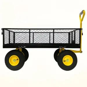 대차 구루마 현장 박스 리어카 견인 트레일러 수레 특대형 122CM